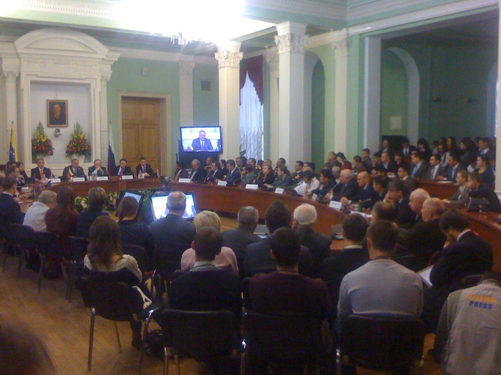 Academia Diplomatica de Rusia - Conferencia del el Presidente de la Asamblea Nacional, Diosdado Cabello Rondón (Viernes, 4 de Octubre de 2013)