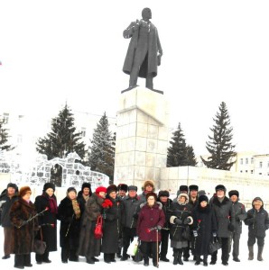 Kurgan_city-Russia-In_Conmemoration_of_Lenin-21.01.2014