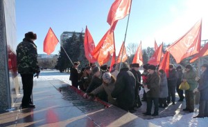 Saratov_city-Russia-In_Conmemoration_of_Lenin-21.01.2014